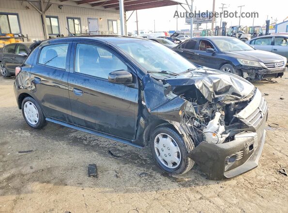 ML32AUHJ9MH006173 2021 MITSUBISHI MIRAGE Черный Передняя правая четверть