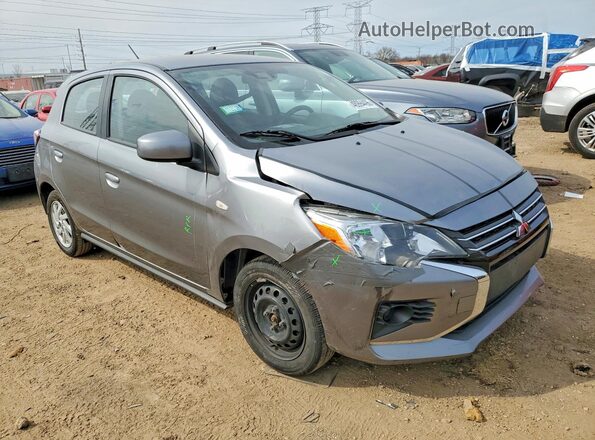 ML32AUHJXMH012144 2021 MITSUBISHI MIRAGE Серый Передняя правая четверть