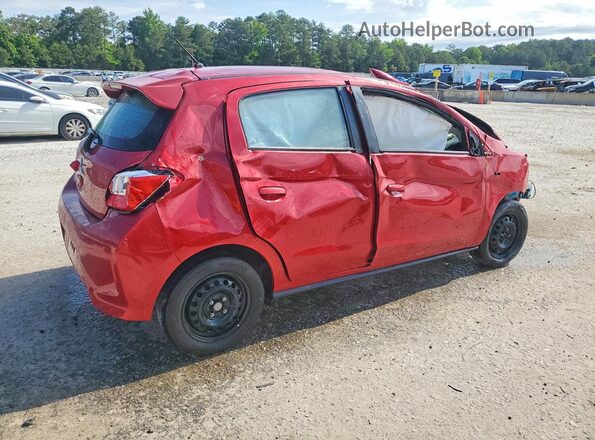 ML32AUHJXRH007775 2024 MITSUBISHI MIRAGE Красный Задняя правая четверть
