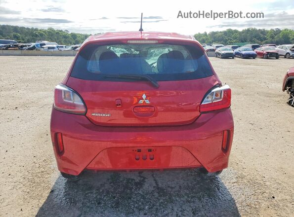 ML32AUHJXRH007775 2024 MITSUBISHI MIRAGE Красный Вид сзади