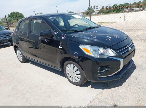 ML32AUHJXRH016492 2024 MITSUBISHI MIRAGE Black Przód prawy