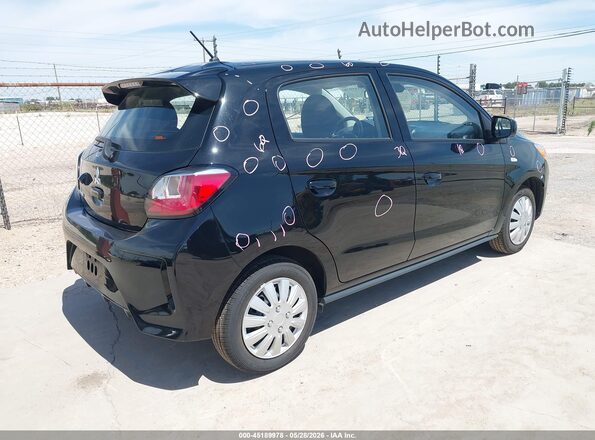 ML32AUHJXRH016492 2024 MITSUBISHI MIRAGE Black Tył prawy