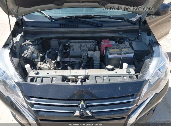 ML32AUHJXRH016492 2024 MITSUBISHI MIRAGE Black Widok z tyłu