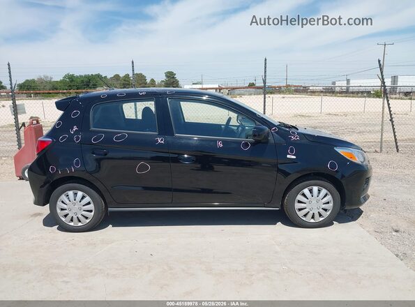 ML32AUHJXRH016492 2024 MITSUBISHI MIRAGE Black Widok wnętrza z tyłu