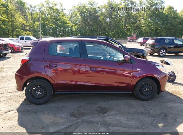 ML32AUHJXRH018081 2024 MITSUBISHI MIRAGE Красный Вид задней части салона