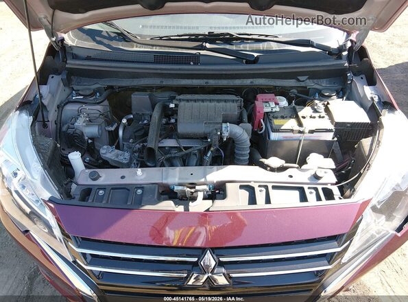 ML32AUHJXRH018081 2024 MITSUBISHI MIRAGE Красный Вид сзади