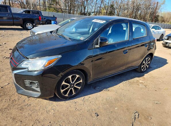 ML32AWHJ5NH006829 2022 MITSUBISHI MIRAGE Черный Передняя левая четверть