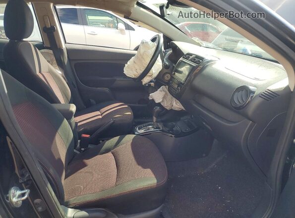 ML32AWHJ8NH003794 2022 MITSUBISHI MIRAGE Черный Вид салона спереди