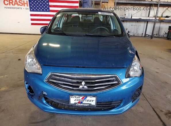 ML32F3FJ0KHF15275 2019 MITSUBISHI MIRAGE Blue Widok z przodu