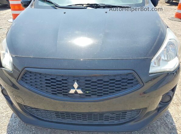 ML32F3FJ0LHF09364 2020 MITSUBISHI MIRAGE Черный Вид задней части салона