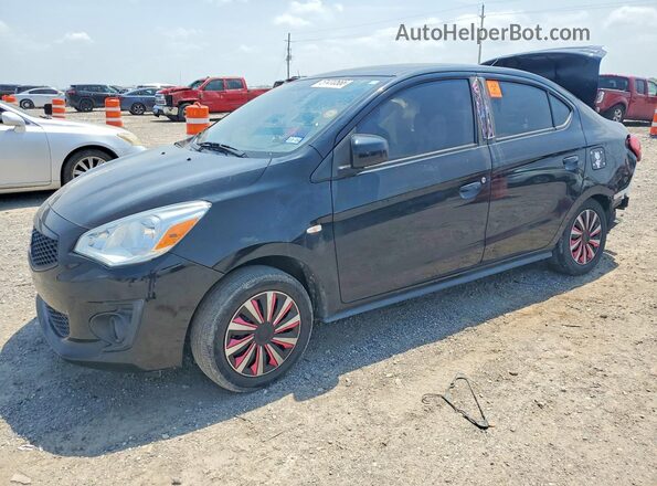 ML32F3FJ0LHF09364 2020 MITSUBISHI MIRAGE Черный Передняя левая четверть