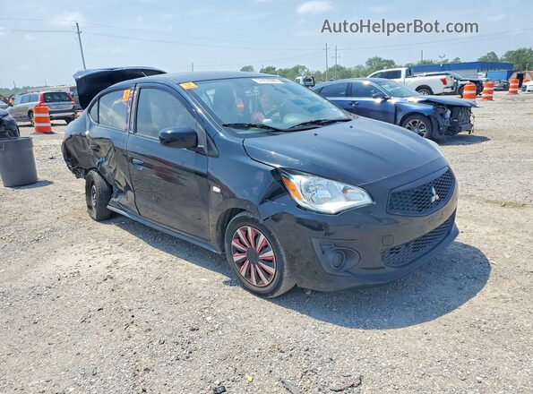 ML32F3FJ0LHF09364 2020 MITSUBISHI MIRAGE Черный Передняя правая четверть