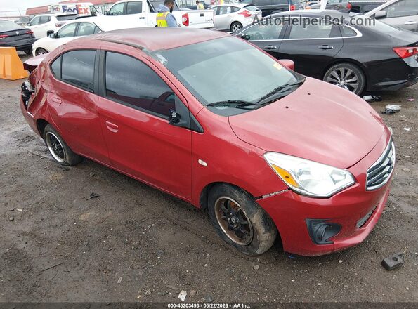 ML32F3FJ1HHF09610 2017 MITSUBISHI MIRAGE G4 Red Przód prawy