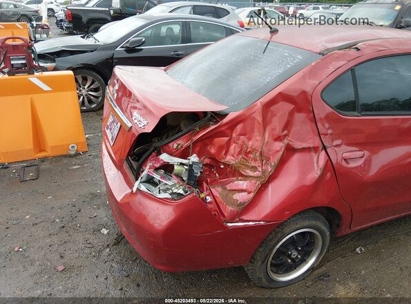 ML32F3FJ1HHF09610 2017 MITSUBISHI MIRAGE G4 Red Widok z przodu
