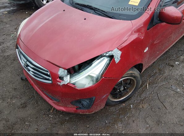 ML32F3FJ1HHF09610 2017 MITSUBISHI MIRAGE G4 Red Widok zestawu wskaźników