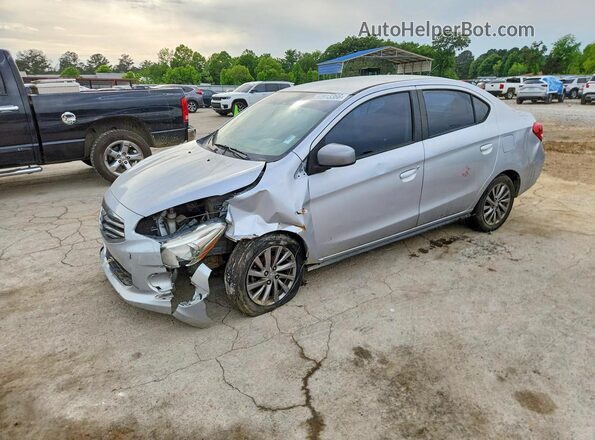 ML32F3FJ1KHF10523 2019 MITSUBISHI MIRAGE Серебряный Передняя левая четверть