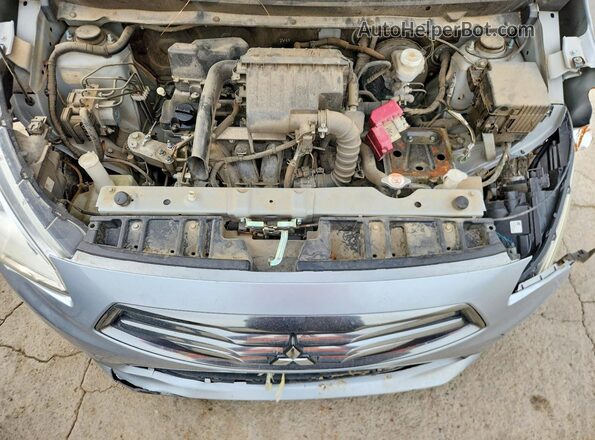 ML32F3FJ1KHF10523 2019 MITSUBISHI MIRAGE Серебряный Вид задней части салона
