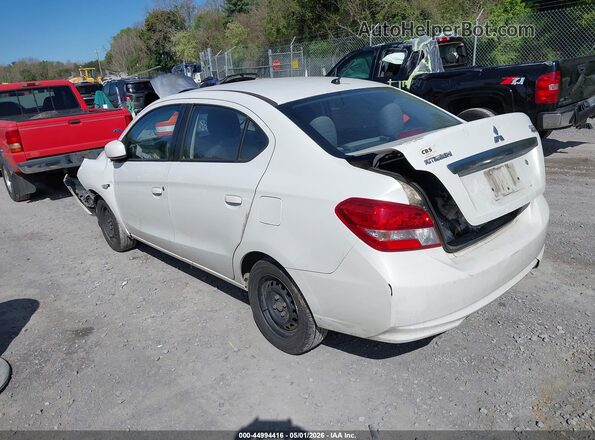 ML32F3FJ2HHF18865 2017 MITSUBISHI MIRAGE G4 White Задня ліва чверть