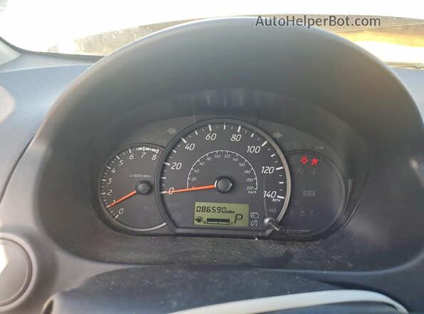 ML32F3FJ2JHF16006 2018 MITSUBISHI MIRAGE Silver Widok zestawu wskaźników