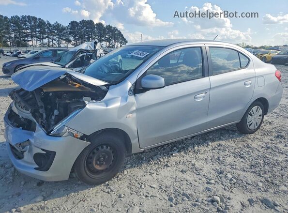 ML32F3FJ2JHF16006 2018 MITSUBISHI MIRAGE Silver Przód lewy