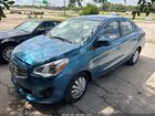 2019 Mitsubishi Mirage G4 Es Синий vin: ML32F3FJ2KHF03466