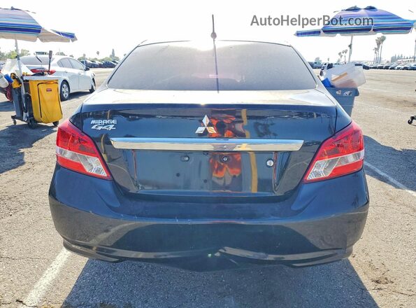 ML32F3FJ2LHF08653 2020 MITSUBISHI MIRAGE Черный Вид сзади