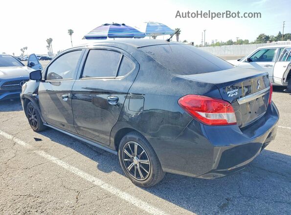 ML32F3FJ2LHF08653 2020 MITSUBISHI MIRAGE Черный Задняя левая четверть