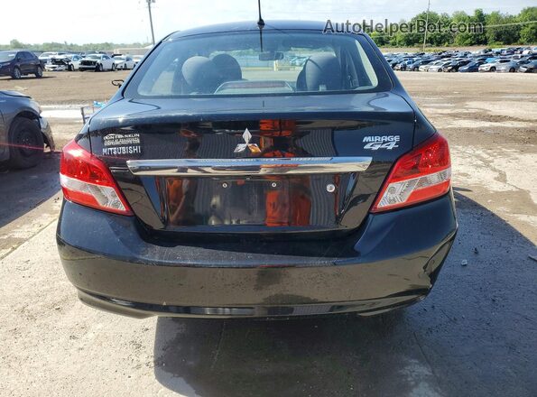ML32F3FJ3JHF01756 2018 MITSUBISHI MIRAGE Black Rear view
