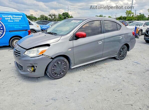ML32F3FJ3JHF02308 2018 MITSUBISHI MIRAGE Silver Front left