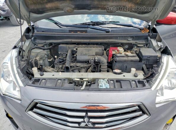ML32F3FJ3JHF02308 2018 MITSUBISHI MIRAGE Silver Rear interior view
