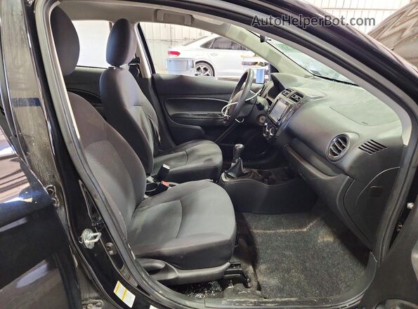 ML32F3FJ3KHF13696 2019 MITSUBISHI MIRAGE Черный Вид салона спереди