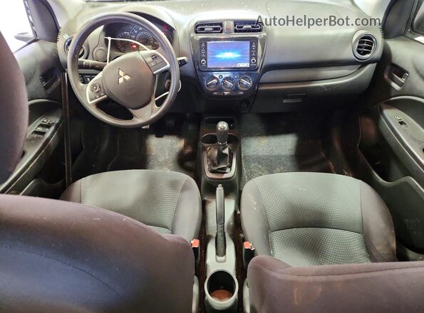 ML32F3FJ3KHF13696 2019 MITSUBISHI MIRAGE Черный Вид панели приборов