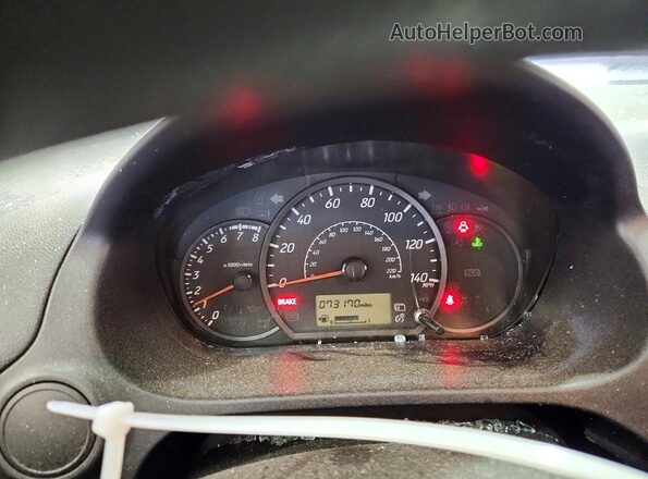 ML32F3FJ3KHF13696 2019 MITSUBISHI MIRAGE Черный Вид щитка приборов