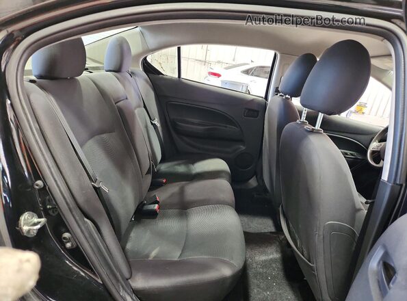ML32F3FJ3KHF13696 2019 MITSUBISHI MIRAGE Черный Вид задних сидений