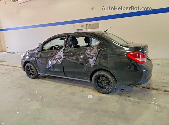 ML32F3FJ3KHF13696 2019 MITSUBISHI MIRAGE Черный Задняя левая четверть