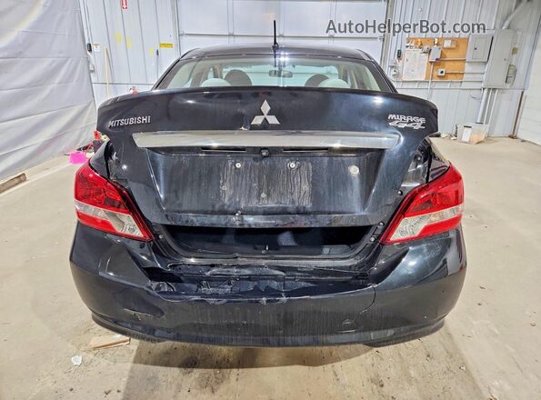 ML32F3FJ3KHF14654 2019 MITSUBISHI MIRAGE Черный Вид сзади