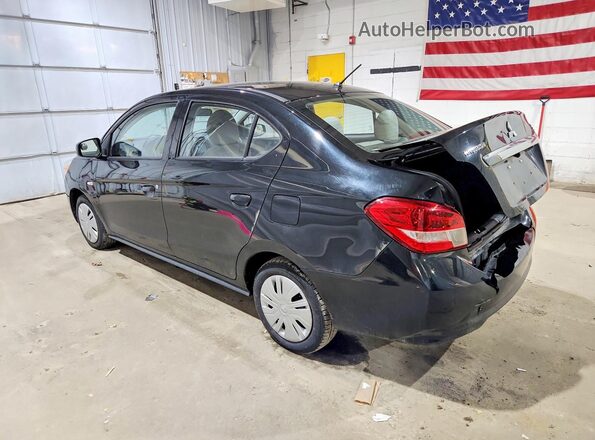 ML32F3FJ3KHF14654 2019 MITSUBISHI MIRAGE Черный Задняя левая четверть