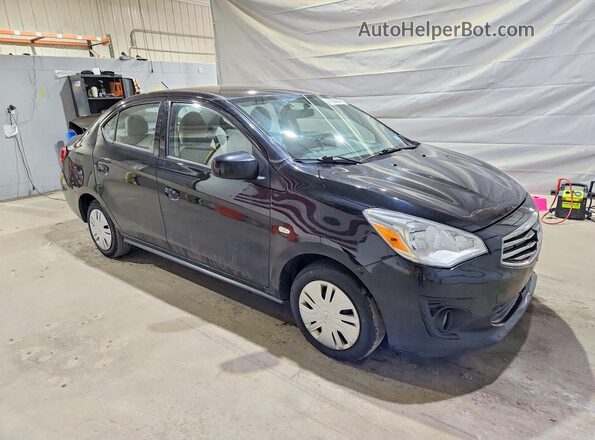 ML32F3FJ3KHF14654 2019 MITSUBISHI MIRAGE Черный Передняя правая четверть