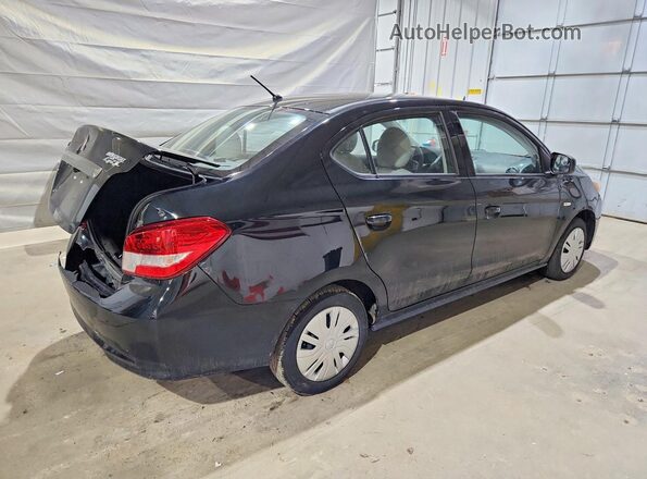 ML32F3FJ3KHF14654 2019 MITSUBISHI MIRAGE Черный Задняя правая четверть