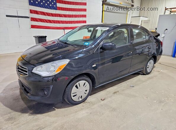 ML32F3FJ3KHF14654 2019 MITSUBISHI MIRAGE Черный Передняя левая четверть
