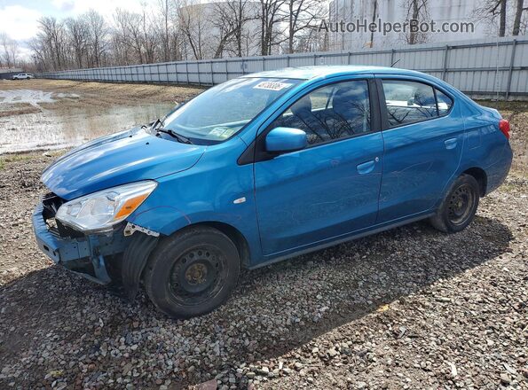 ML32F3FJ3LHF06538 2020 MITSUBISHI MIRAGE Синий Передняя левая четверть