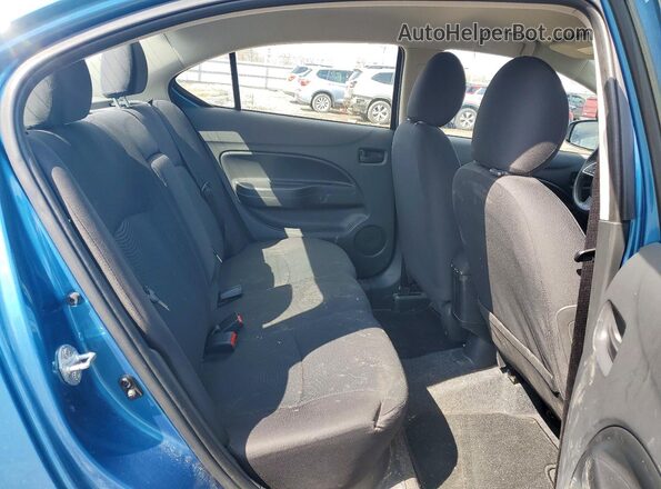 ML32F3FJ3LHF06538 2020 MITSUBISHI MIRAGE Синий Вид задних сидений