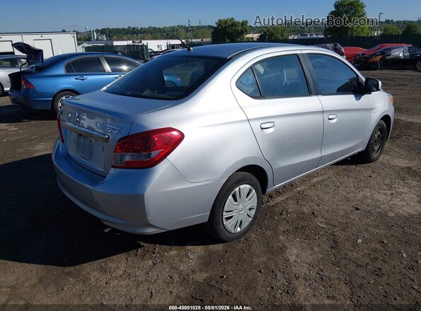 ML32F3FJ4HH003993 2017 MITSUBISHI MIRAGE G4 Silver Tył prawy