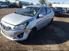 2017 Mitsubishi Mirage G4 Es Silver vin: ML32F3FJ4HH003993