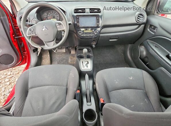 ML32F3FJ4LHF03860 2020 MITSUBISHI MIRAGE Красный Вид панели приборов