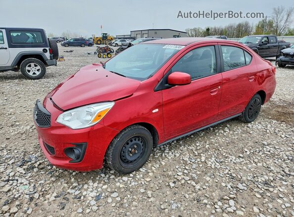 ML32F3FJ4LHF03860 2020 MITSUBISHI MIRAGE Красный Передняя левая четверть
