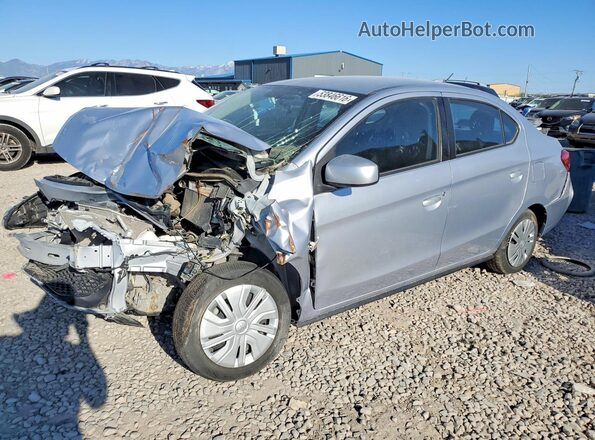ML32F3FJ4LHF05785 2020 MITSUBISHI MIRAGE Silver Vista tres cuartos delantera izquierda