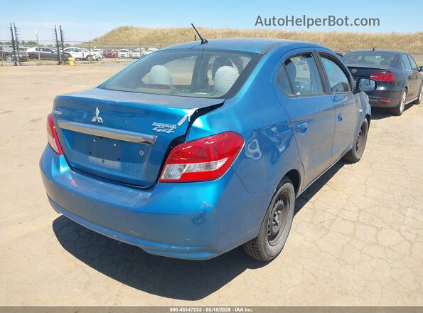ML32F3FJ5JHF07574 2018 MITSUBISHI MIRAGE G4 Blue Tył prawy