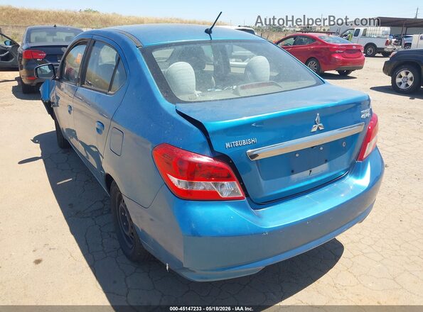ML32F3FJ5JHF07574 2018 MITSUBISHI MIRAGE G4 Blue Tył lewy