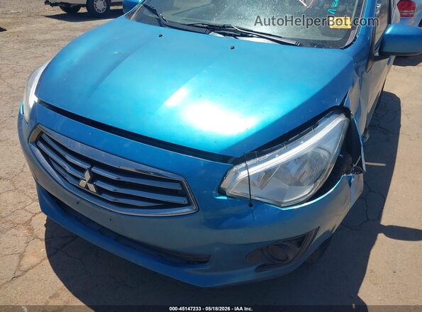 ML32F3FJ5JHF07574 2018 MITSUBISHI MIRAGE G4 Blue Widok z przodu